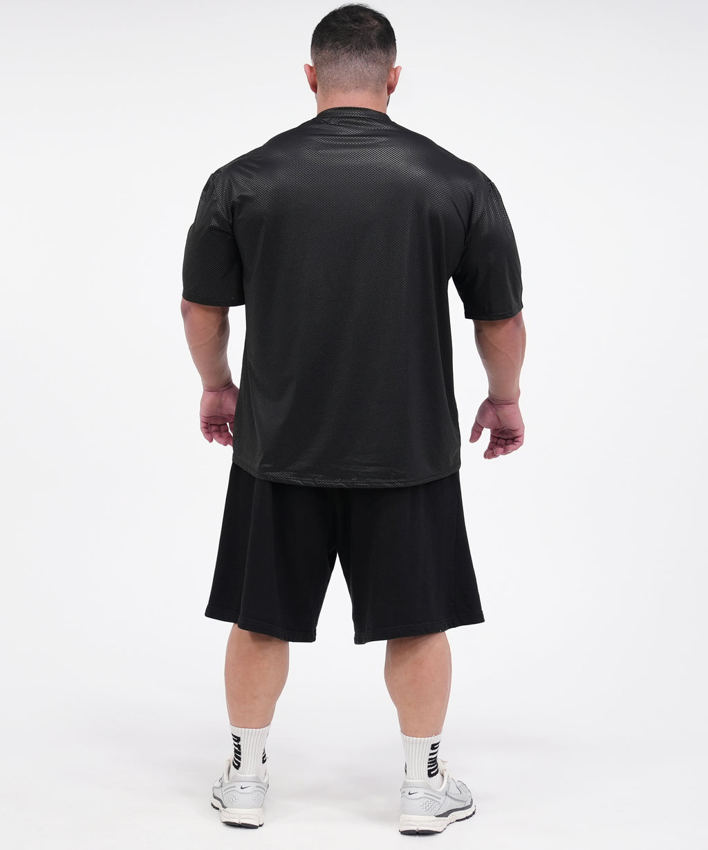 [Customize] Carbon, Checkboard Glossy Overfit T-Shirt