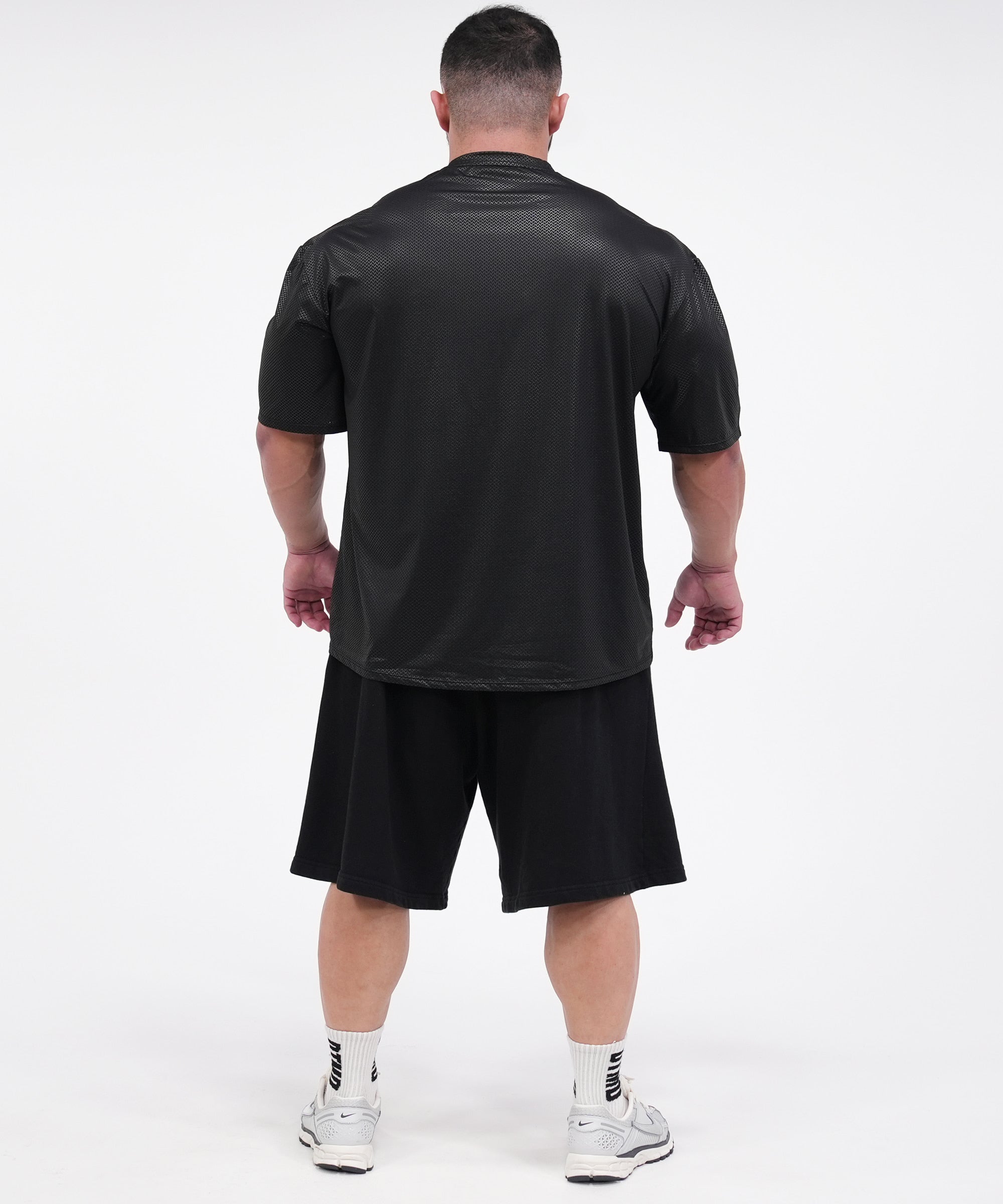 [Customize] Carbon, Checkboard Glossy Overfit T-Shirt