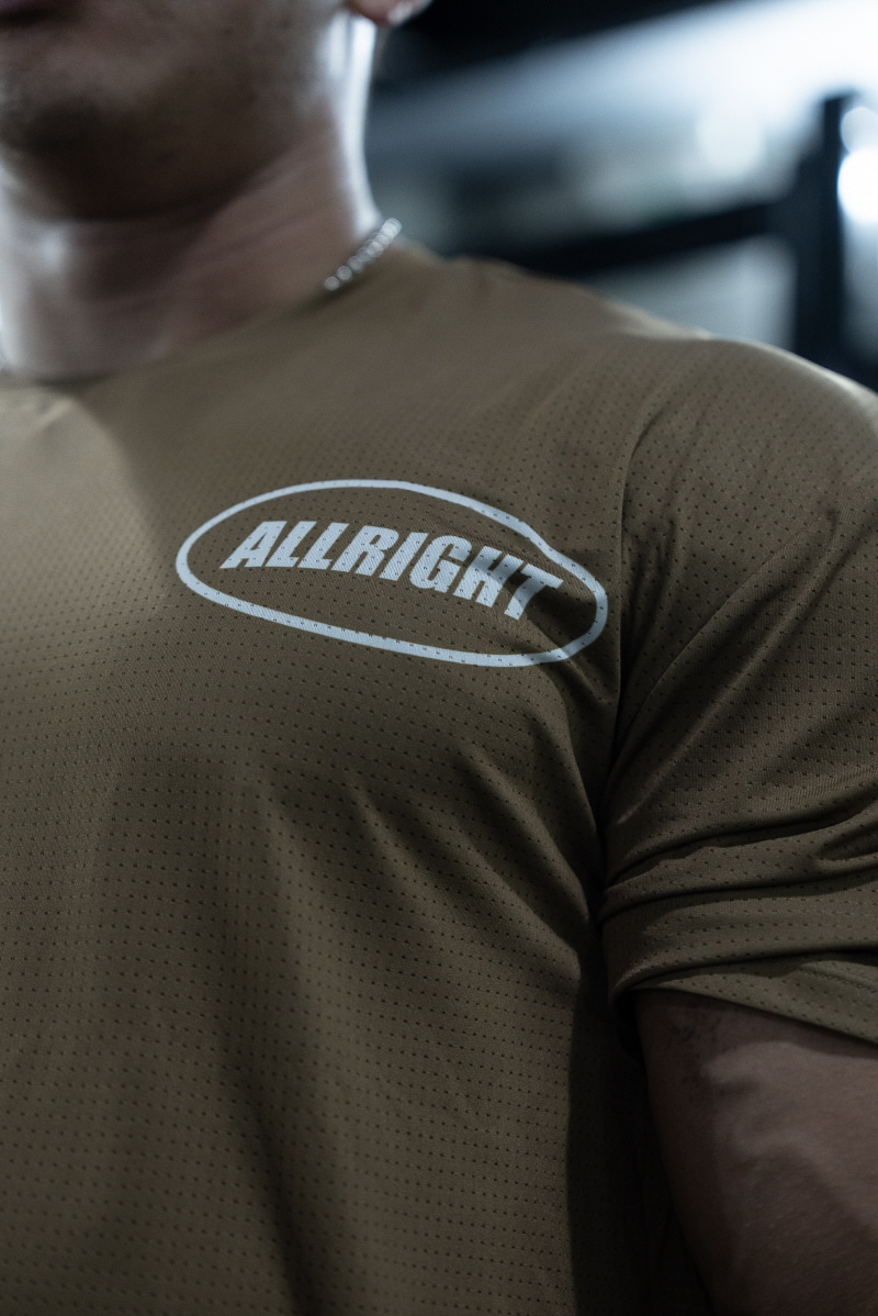 ALLRIGHT Overfit T-shirt (Tan)