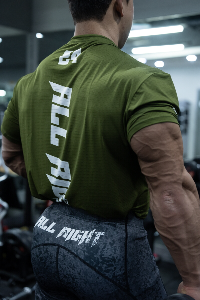 ALLRIGHT Overfit T-shirt (Khaki)
