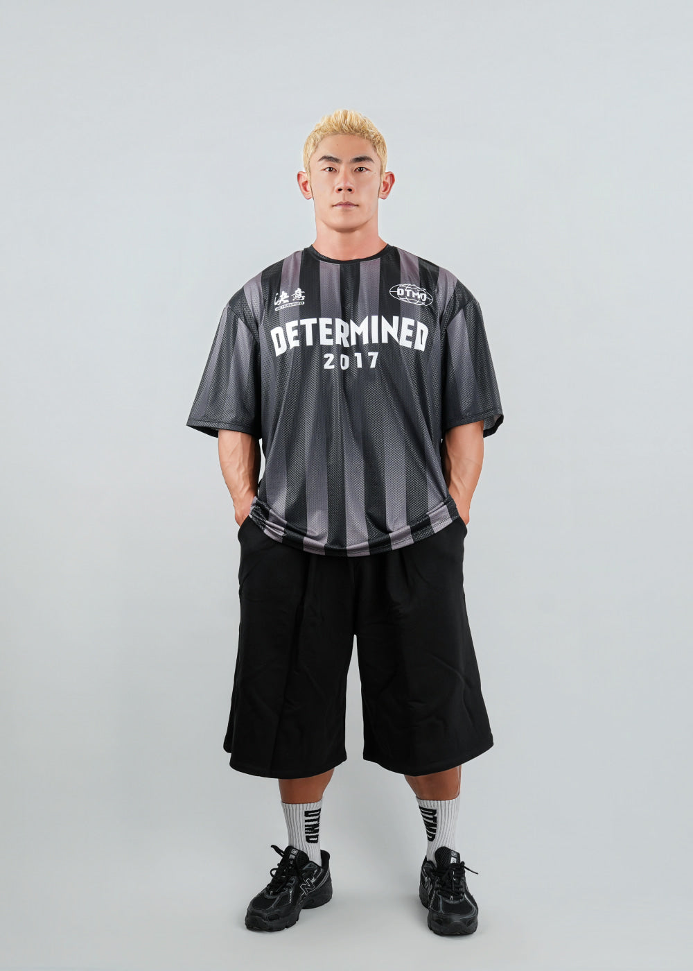 Stripe Oversized (Gray/Black)