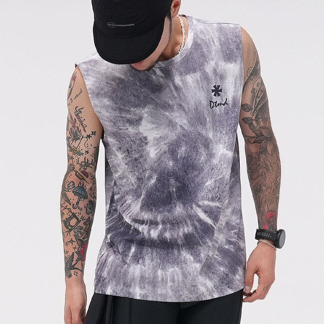 Urban Singlet (Tie-dye Gray)