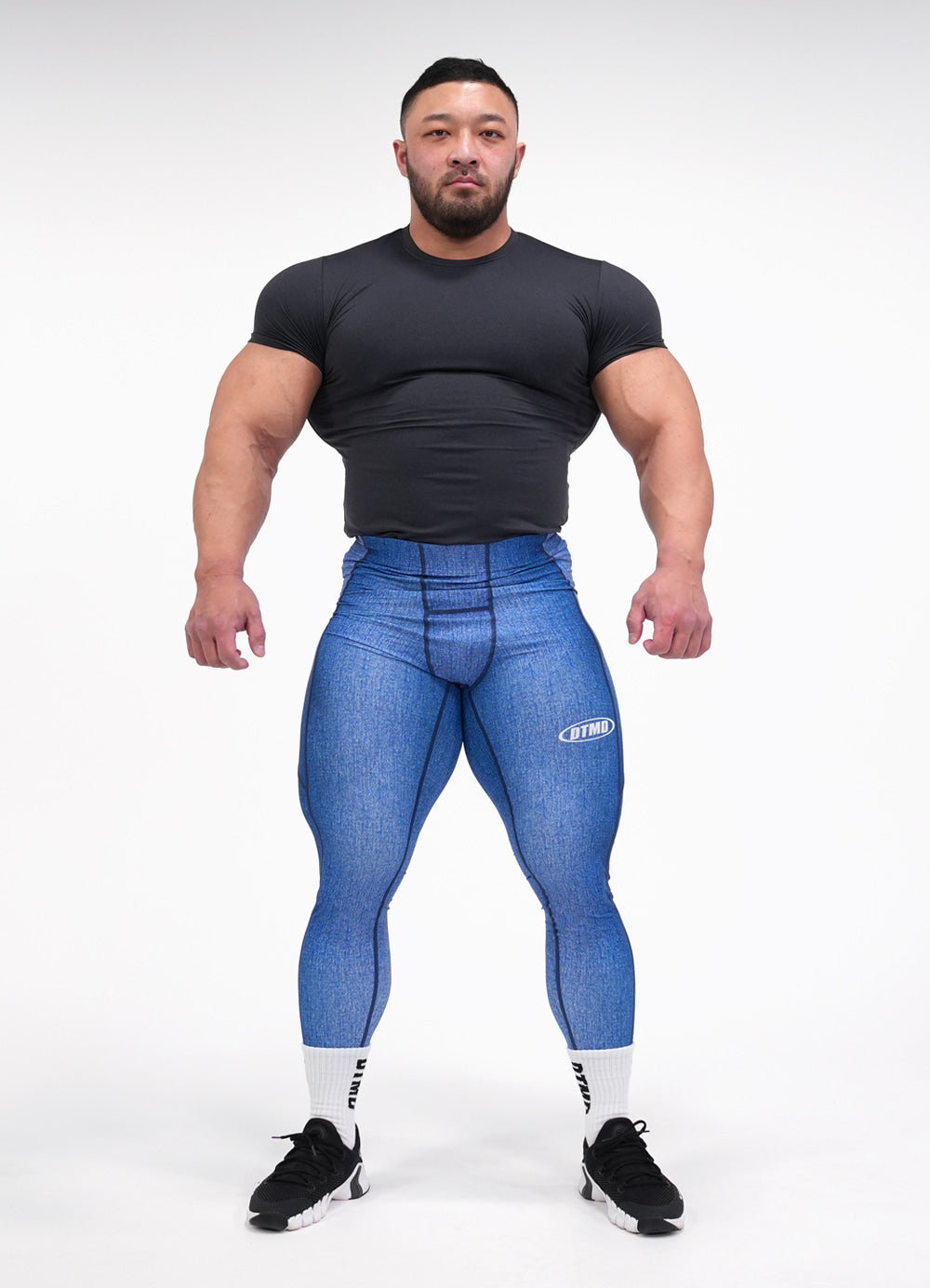 Denim Long Tights (Blue)