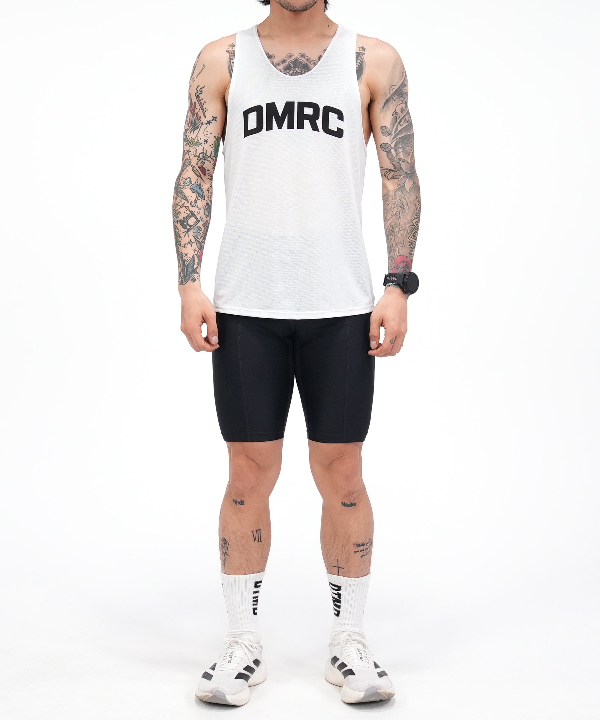 Run Singlet White