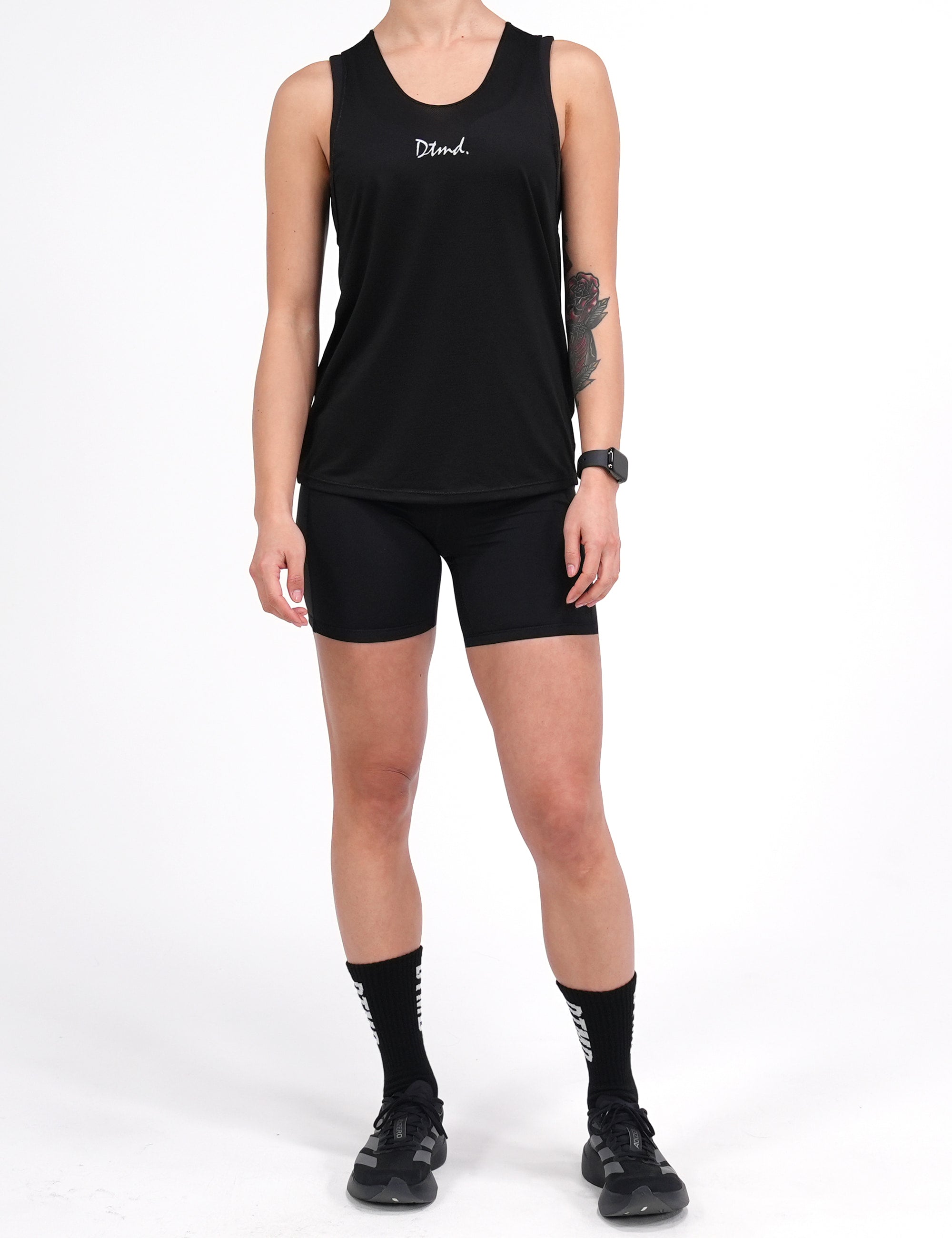 Run Singlet Black