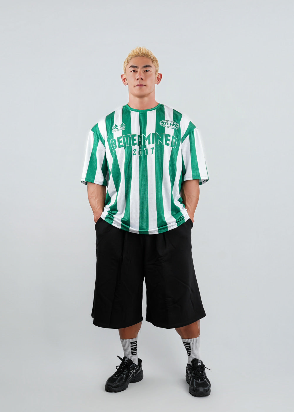 Stripe Oversized (Green/White)