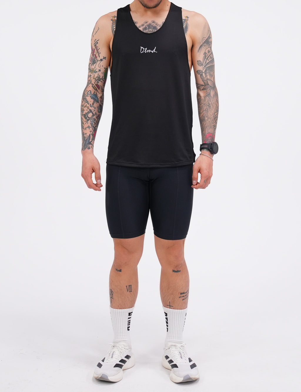 Run Singlet Black