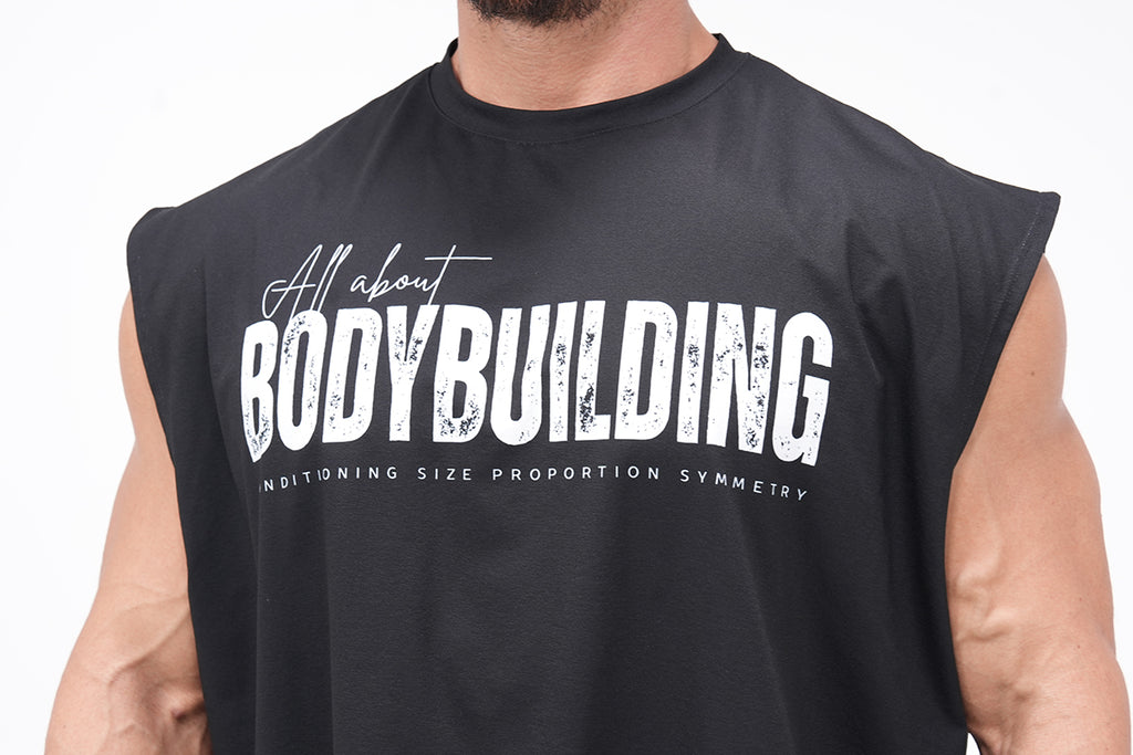TFE Bodybuilding Sleeveless (Black)