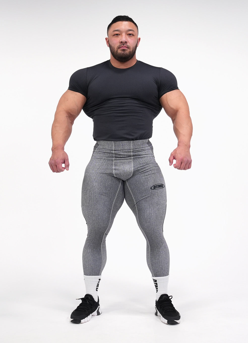 Denim Long Tights (Gray)