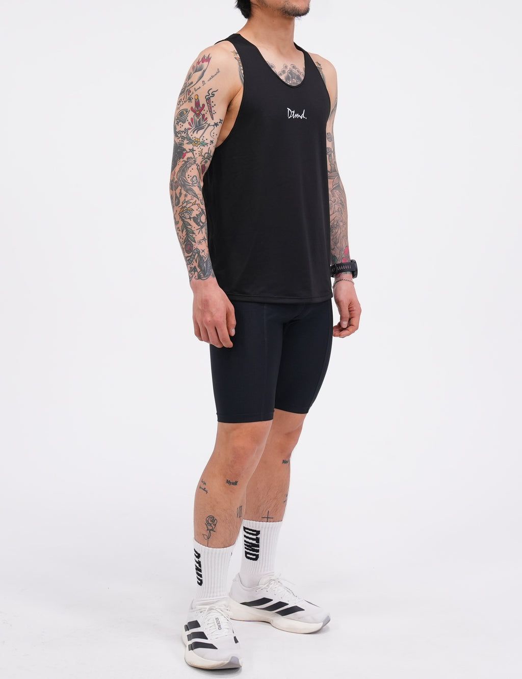 Run Singlet Black