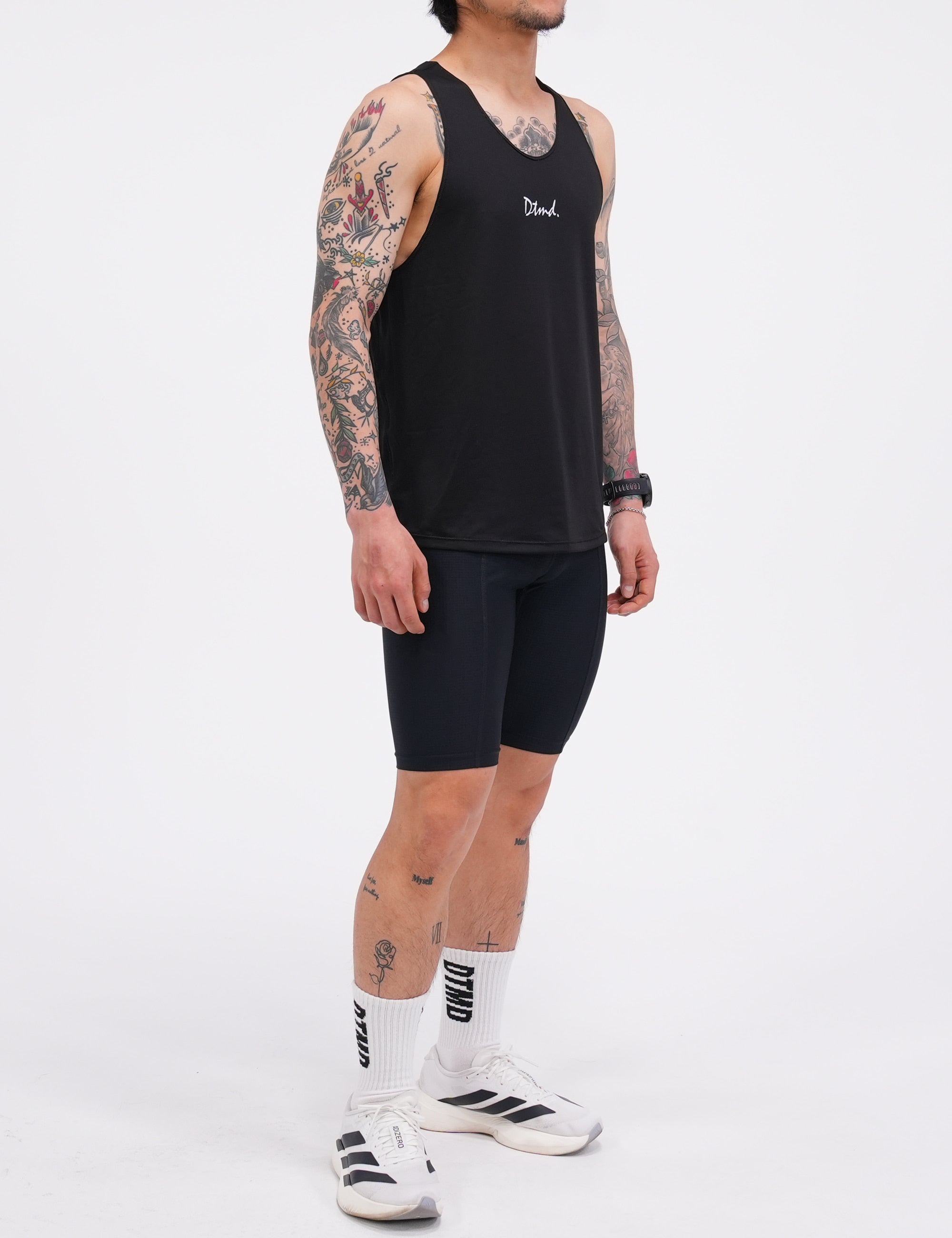 Run Singlet Black