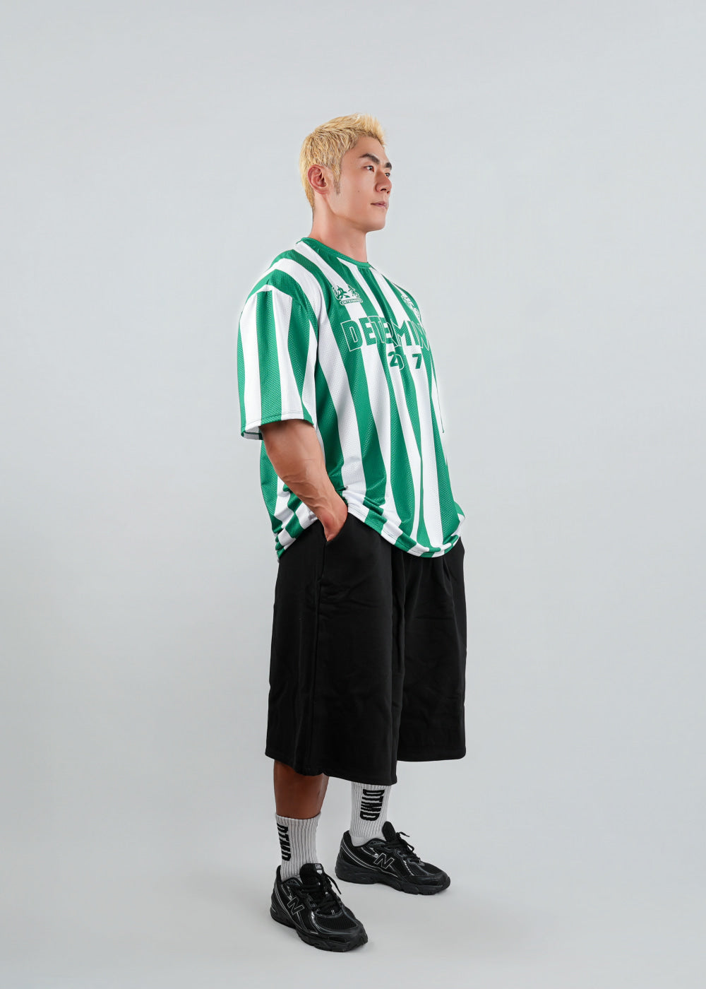 Stripe Oversized (Green/White)