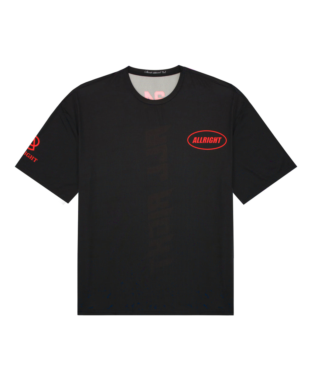 ALLRIGHT Overfit T-shirt (Black/Red)