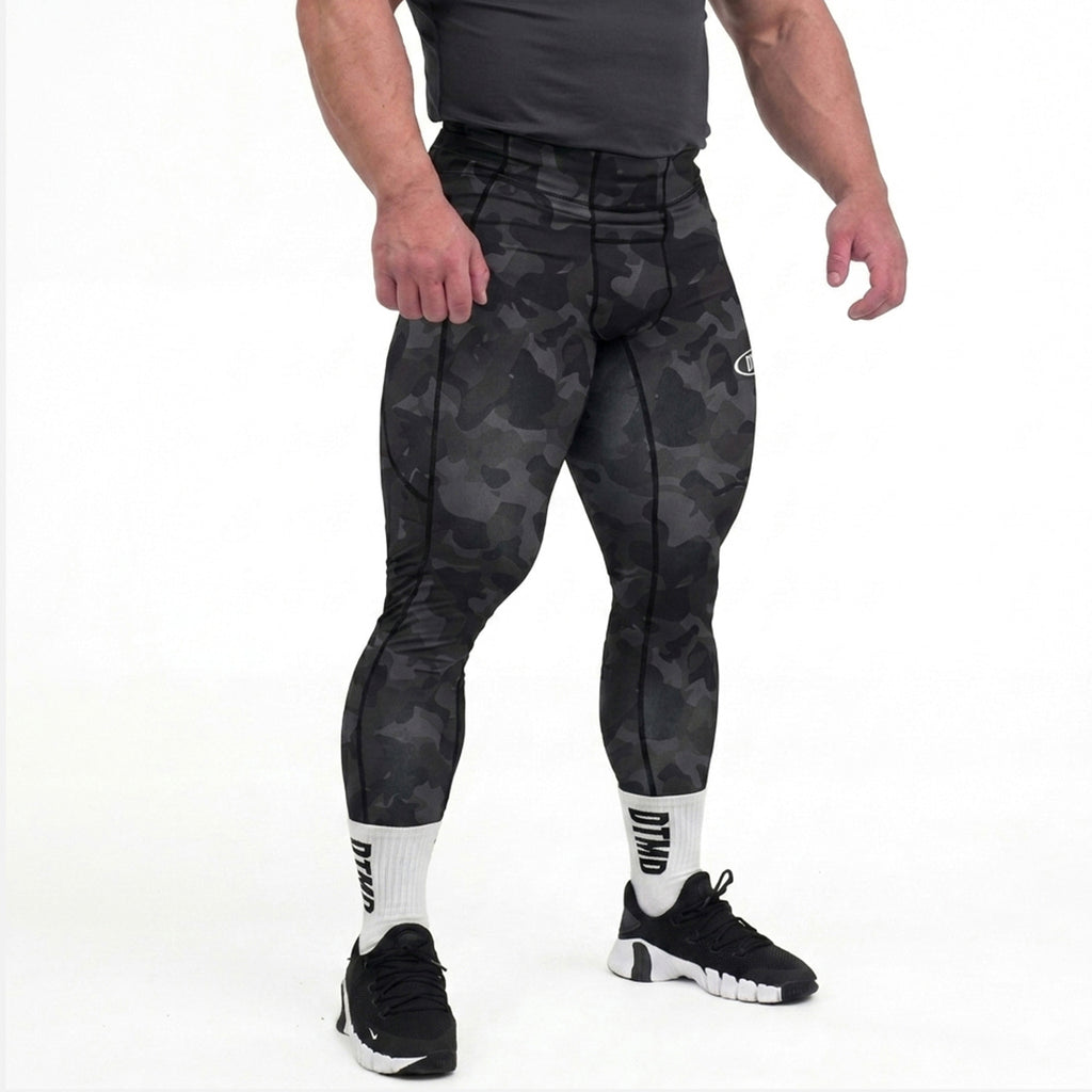 Defense Black Camo 2.0 Long Tights