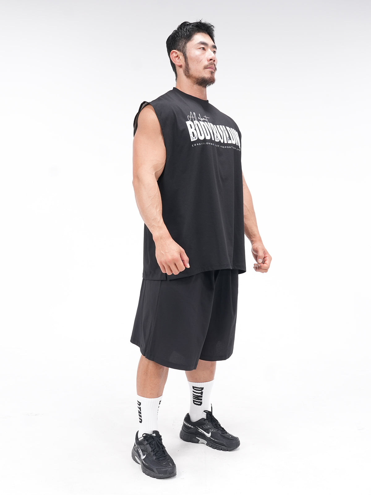 TFE Bodybuilding Sleeveless (Black)
