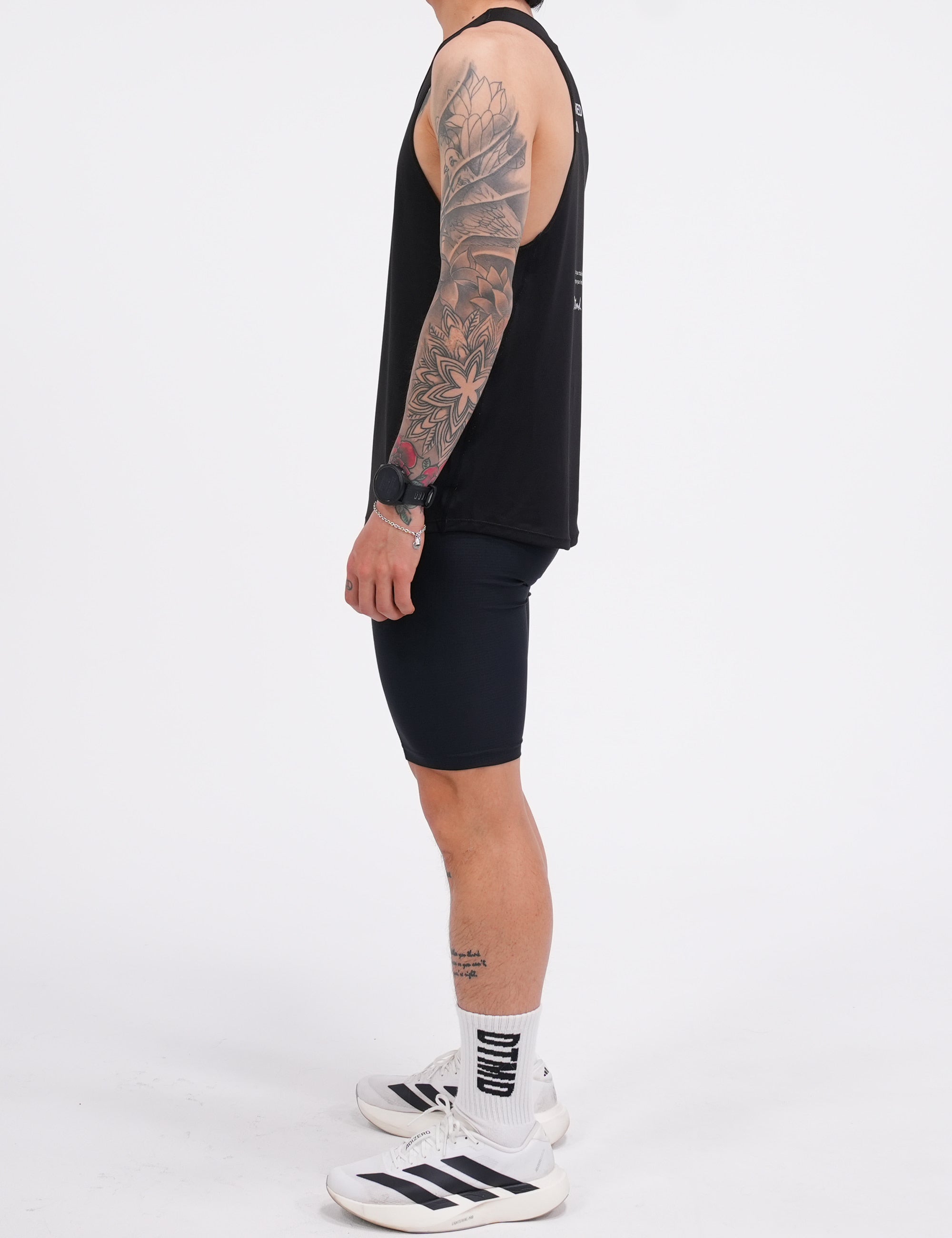 Run Singlet Black