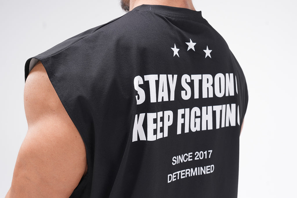 Keep Fighting Sleeveless (Black)