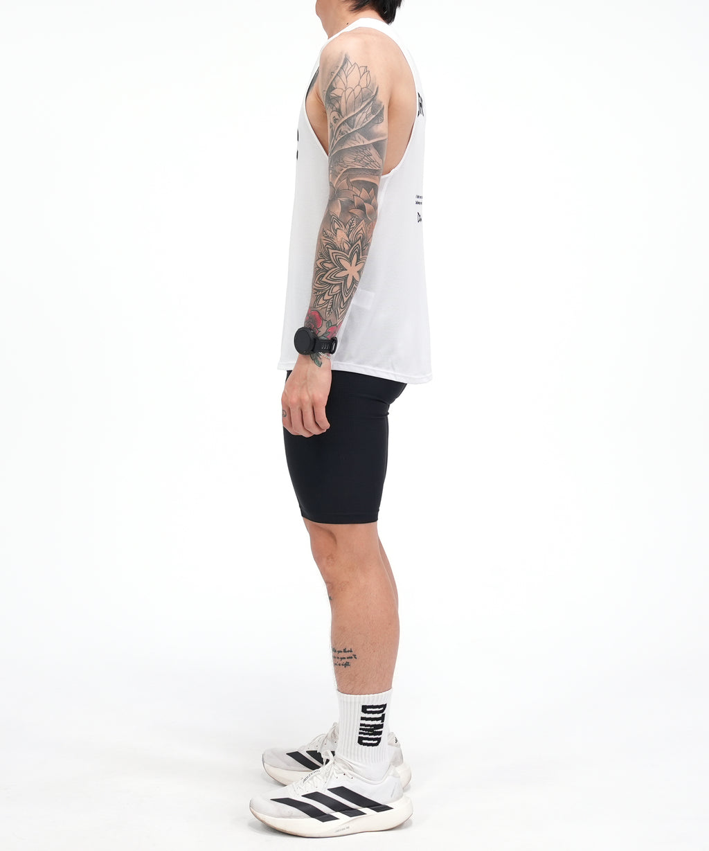 Run Singlet White