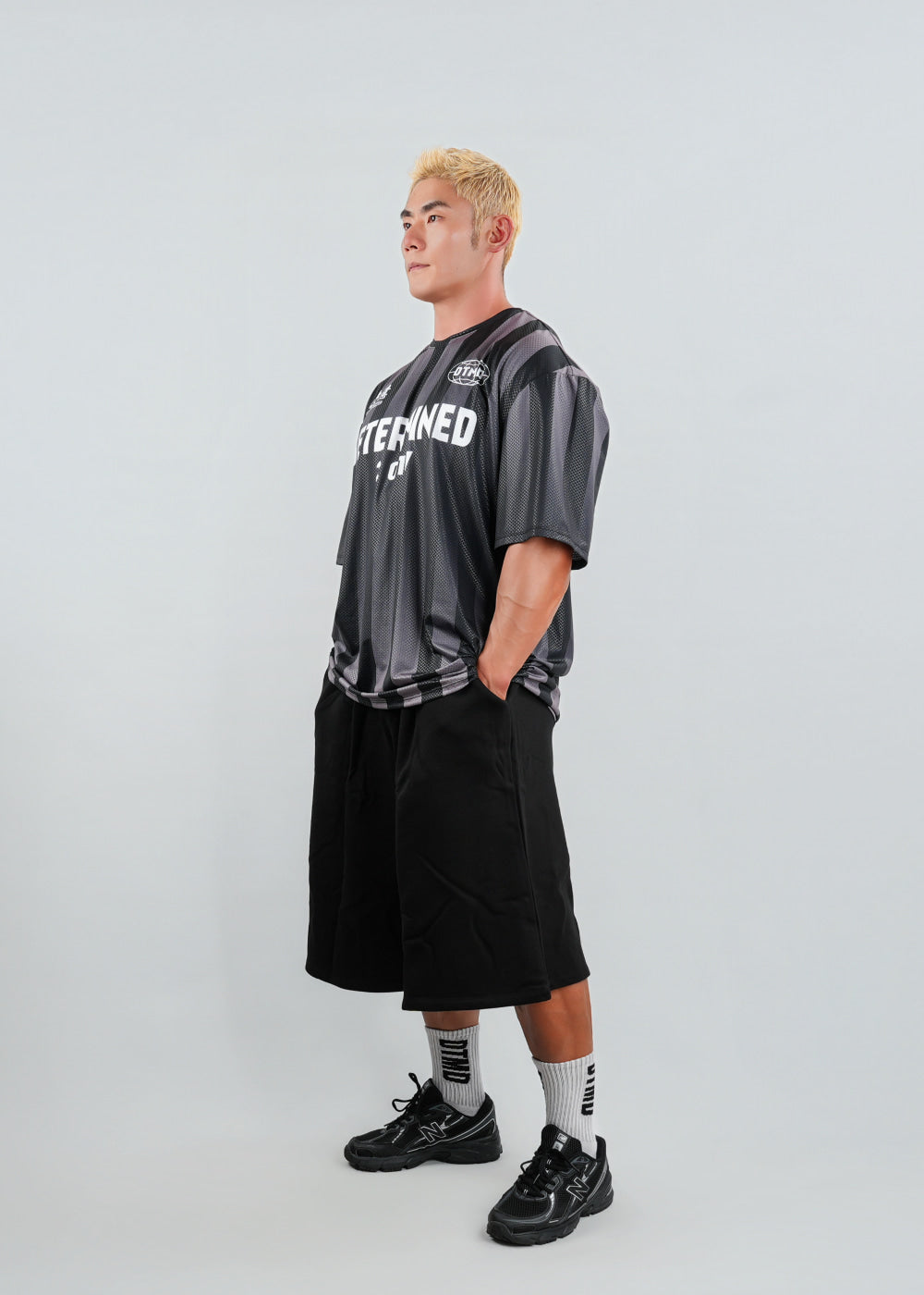 Stripe Oversized (Gray/Black)