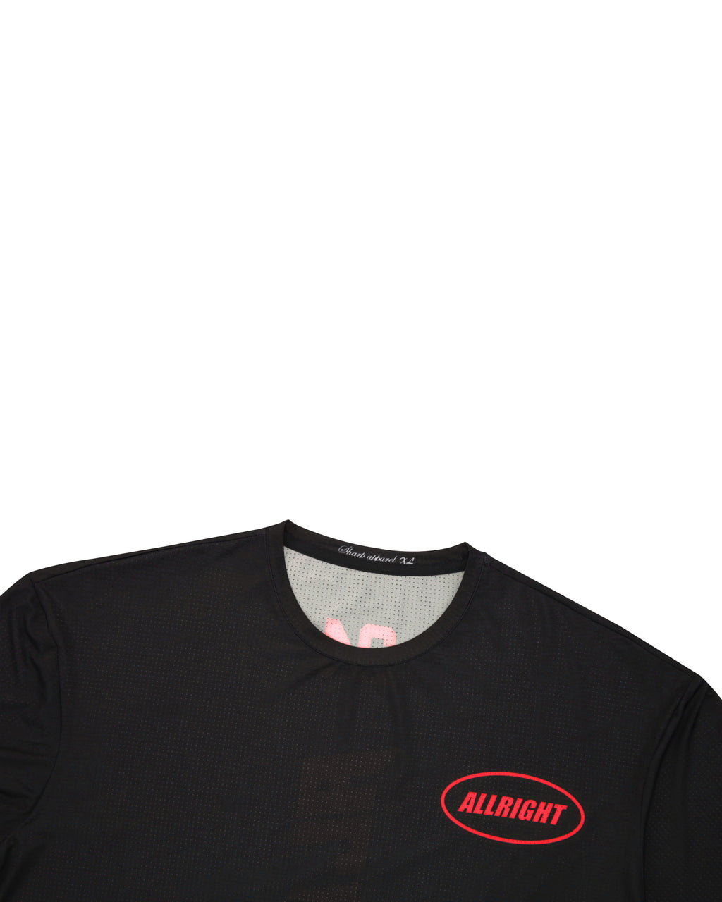 ALLRIGHT Overfit T-shirt (Black/Red)