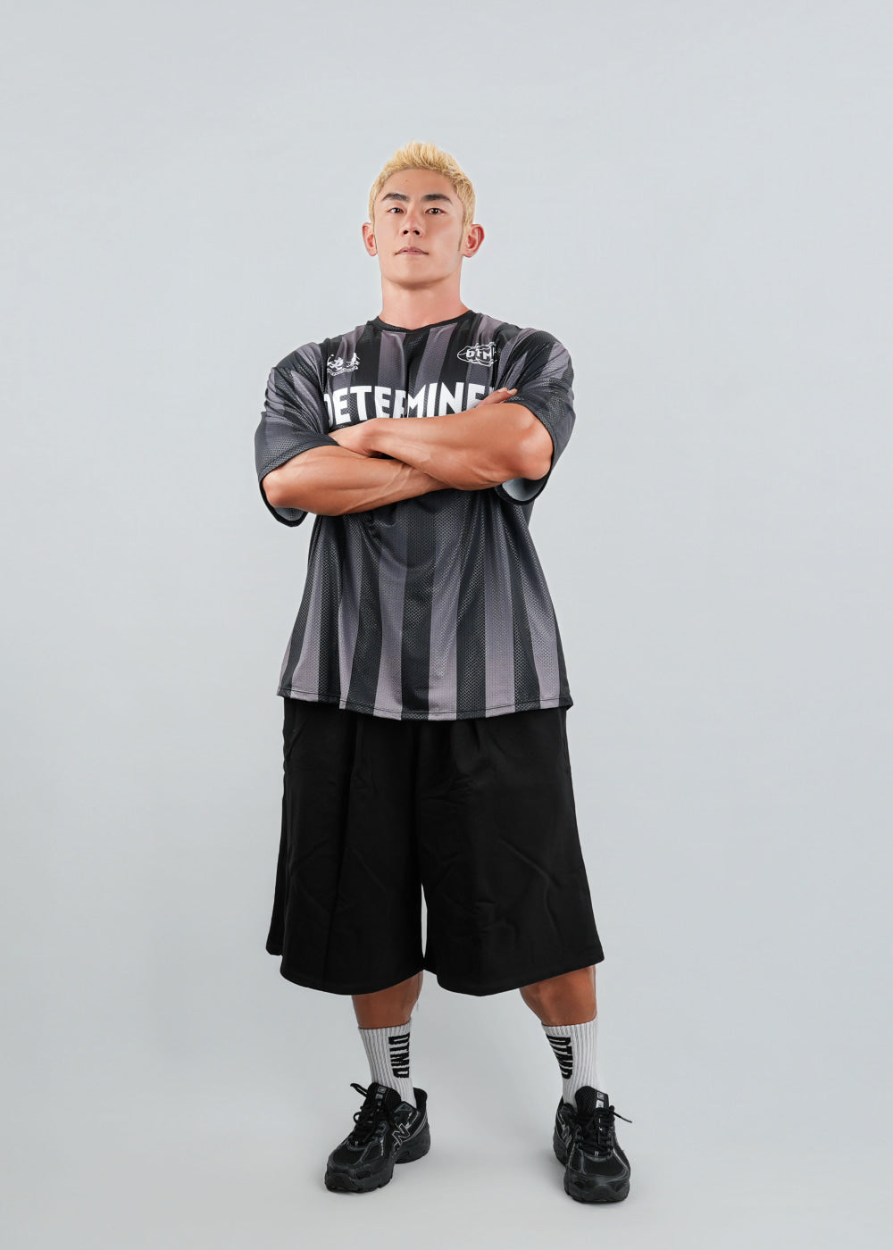Stripe Oversized (Gray/Black)