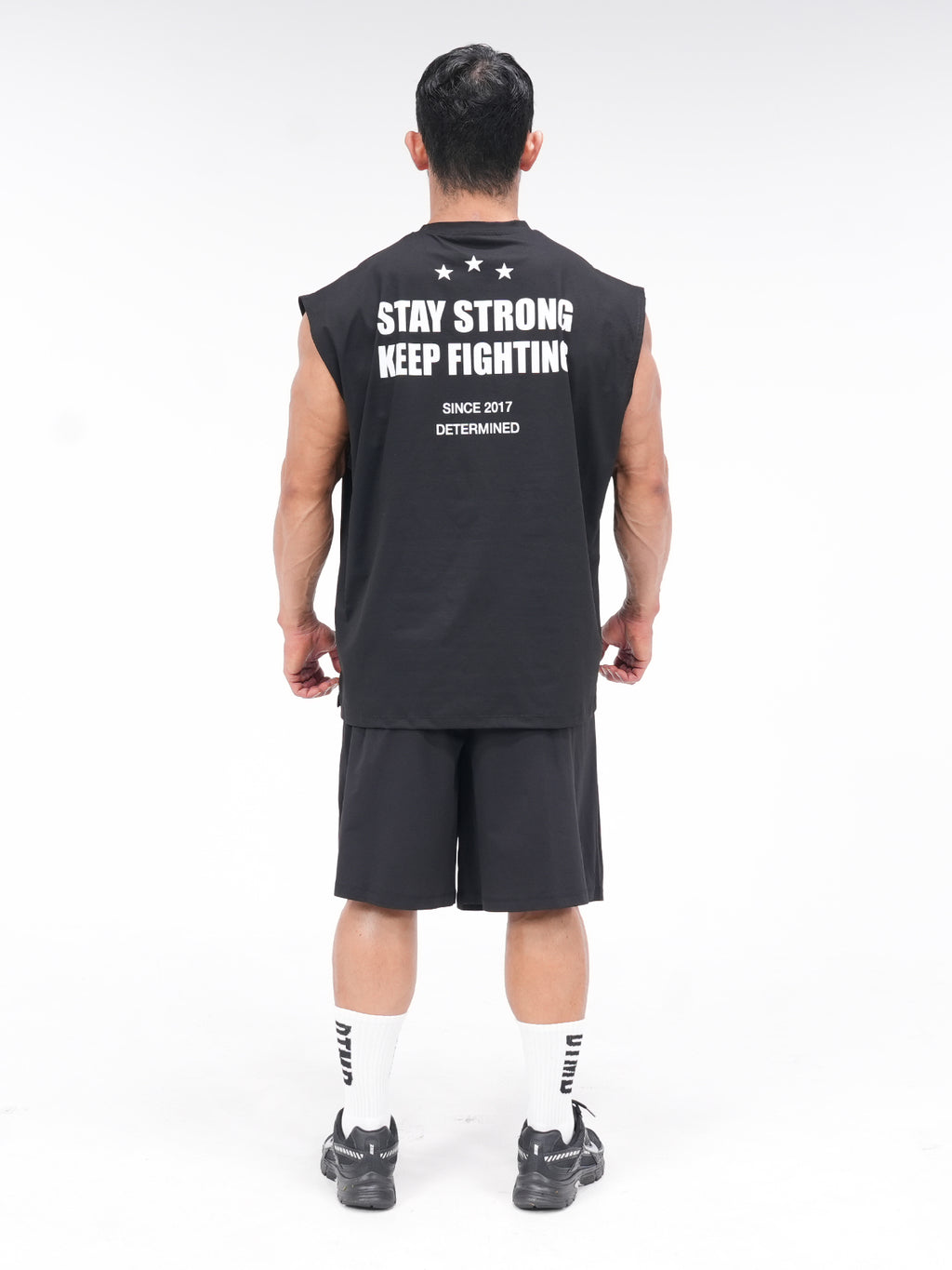 Keep Fighting Sleeveless (Black)
