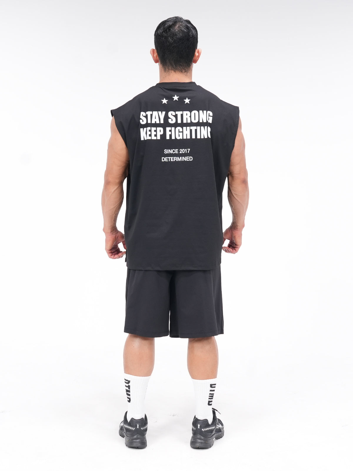 Keep Fighting Sleeveless (Black)