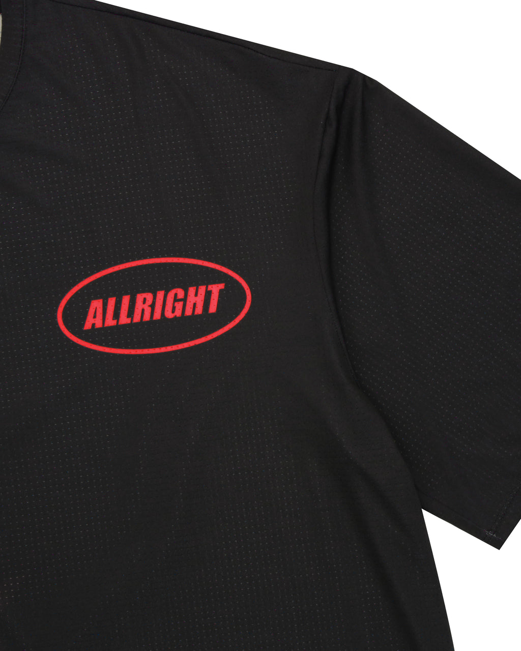 ALLRIGHT Overfit T-shirt (Black/Red)