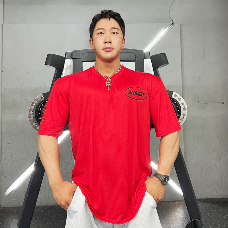 ALLRIGHT Overfit T-shirt (Red)
