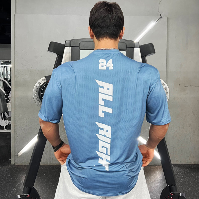 ALLRIGHT Overfit T-shirt (Smoke Blue)