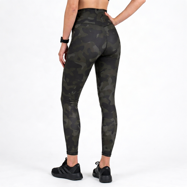 Women's Defense Black Camo 2.0 Long Tights