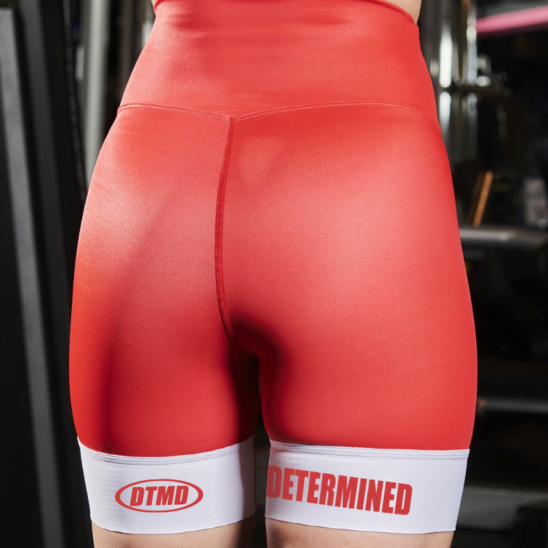 Women's Red Short Tights