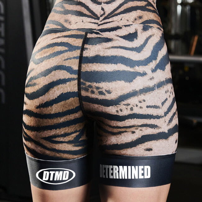 Women's Tiger Pattern Short Tights