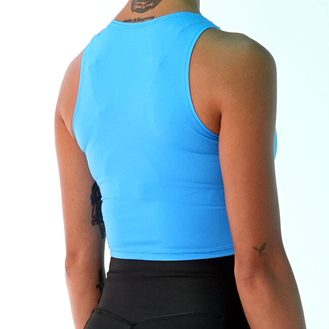 Light Crop Top (Blue)