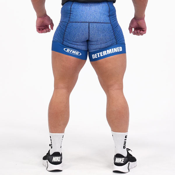 Denim Short Tights (Blue)