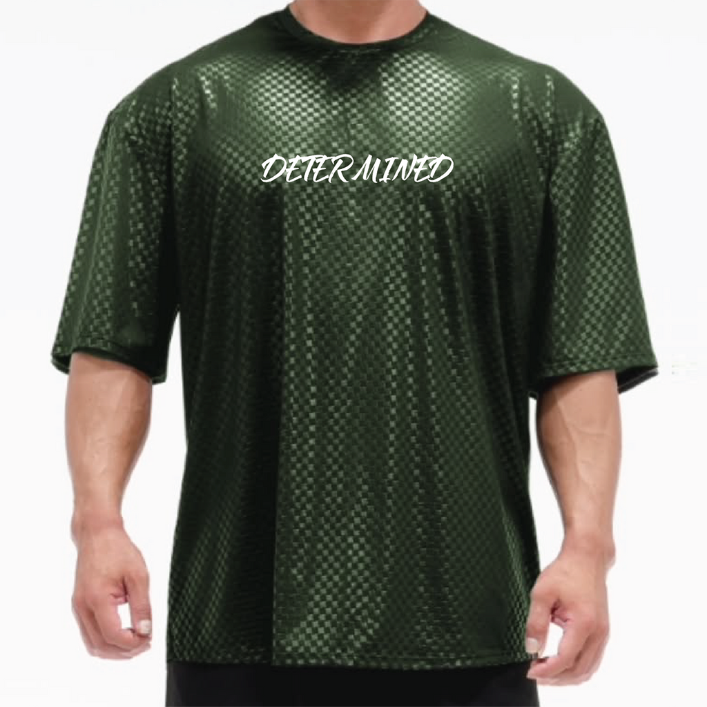 Tiger Carbon/Checkboard Glossy Overfit T-Shirt