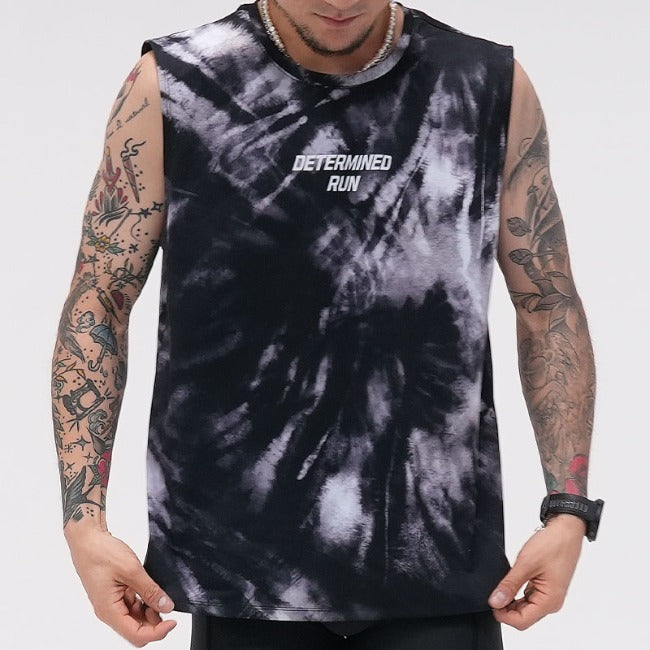 Urban Singlet (Tie-dye Black)