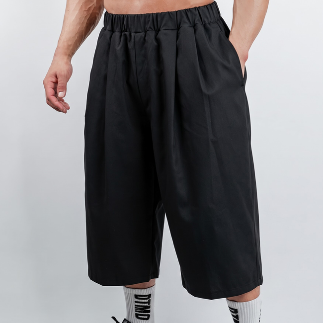 Bermuda Balloon Pants (Black)