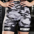 Women's Black Camo Short Tights