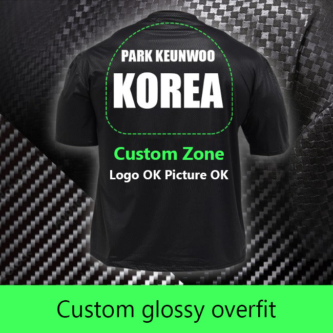 [Customize] Carbon, Checkboard Glossy Overfit T-Shirt