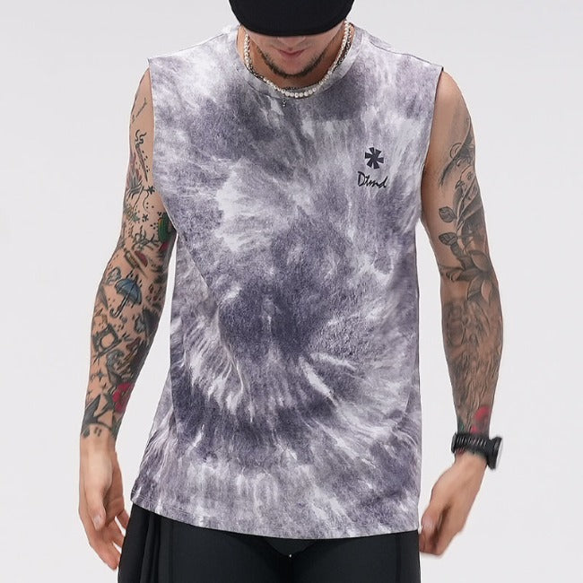 Urban Singlet (Tie-dye Gray)