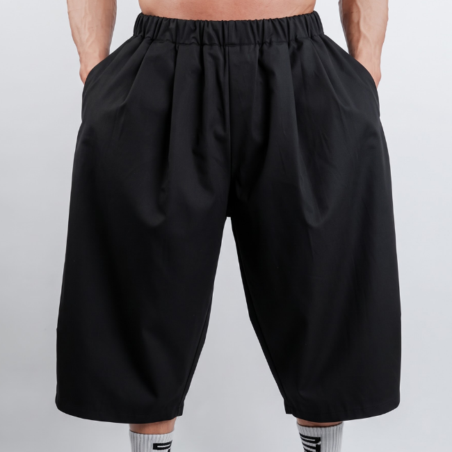 Bermuda Balloon Pants (Black)