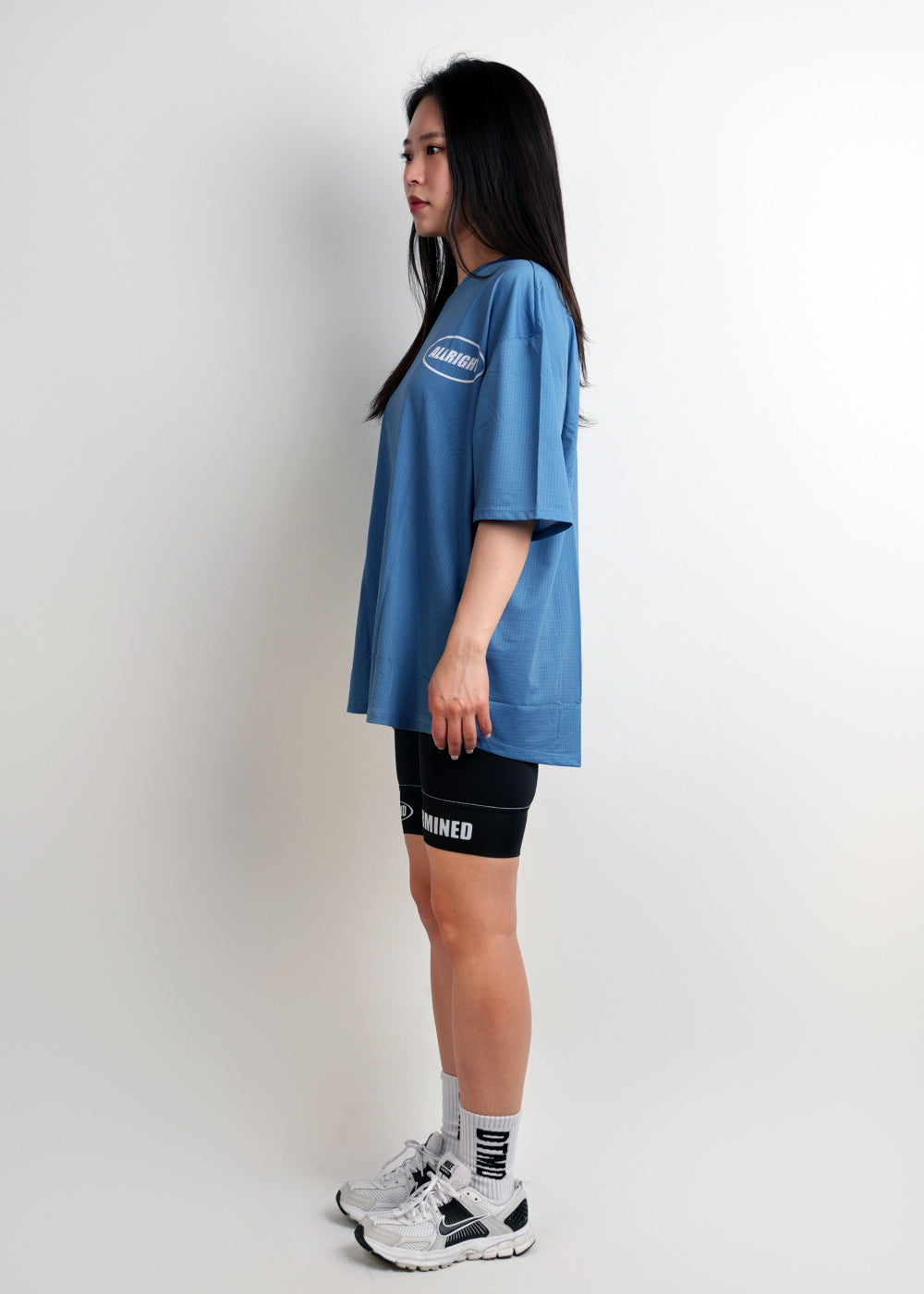 ALLRIGHT Overfit T-shirt (Smoke Blue)