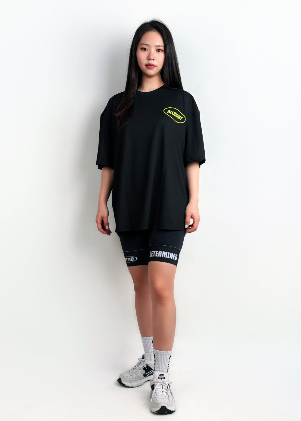ALLRIGHT Overfit T-shirt (Black/Yellow)