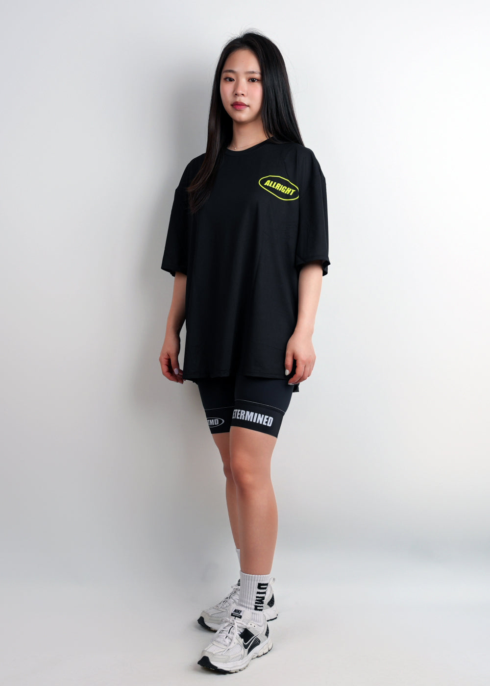 ALLRIGHT Overfit T-shirt (Black/Yellow)