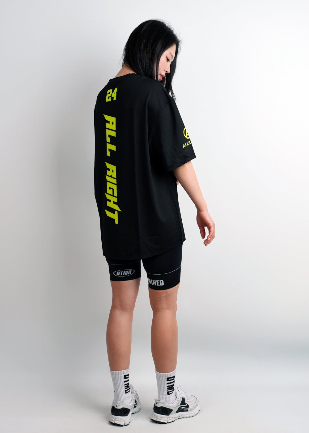 ALLRIGHT Overfit T-shirt (Black/Yellow)
