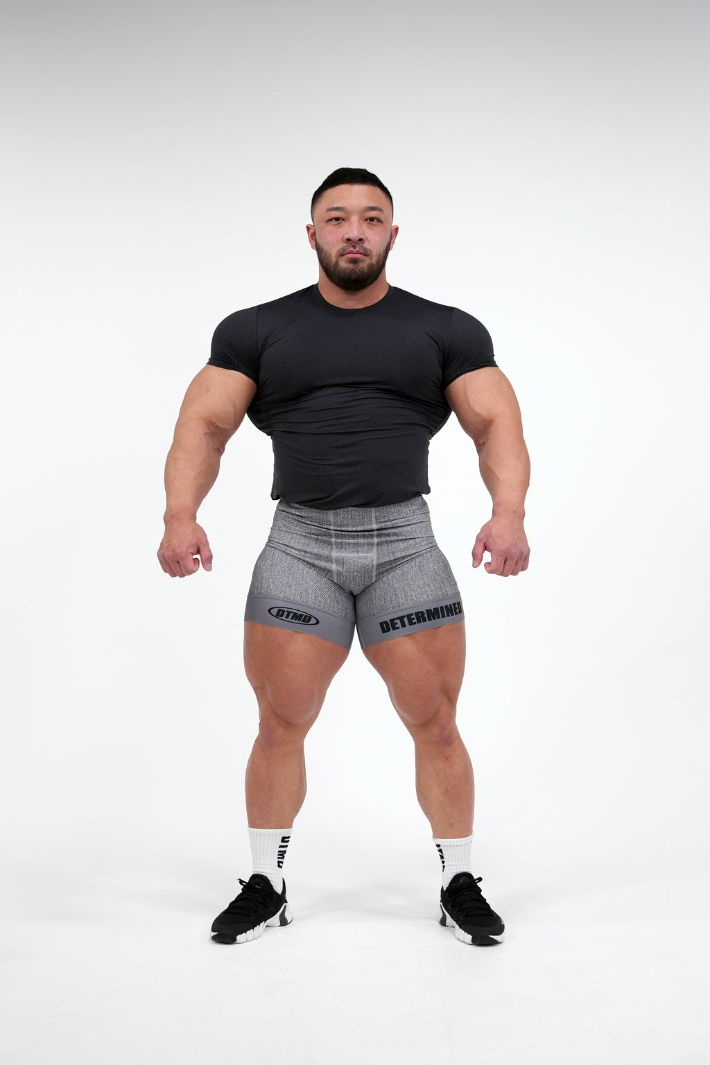 Denim Short Tights (Gray)