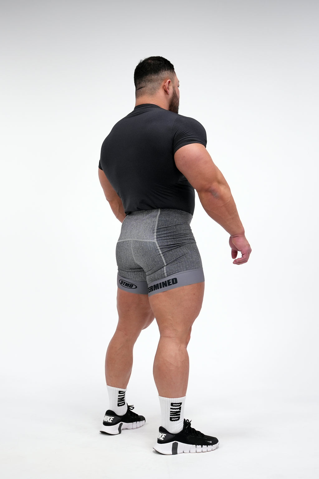 Denim Short Tights (Gray)