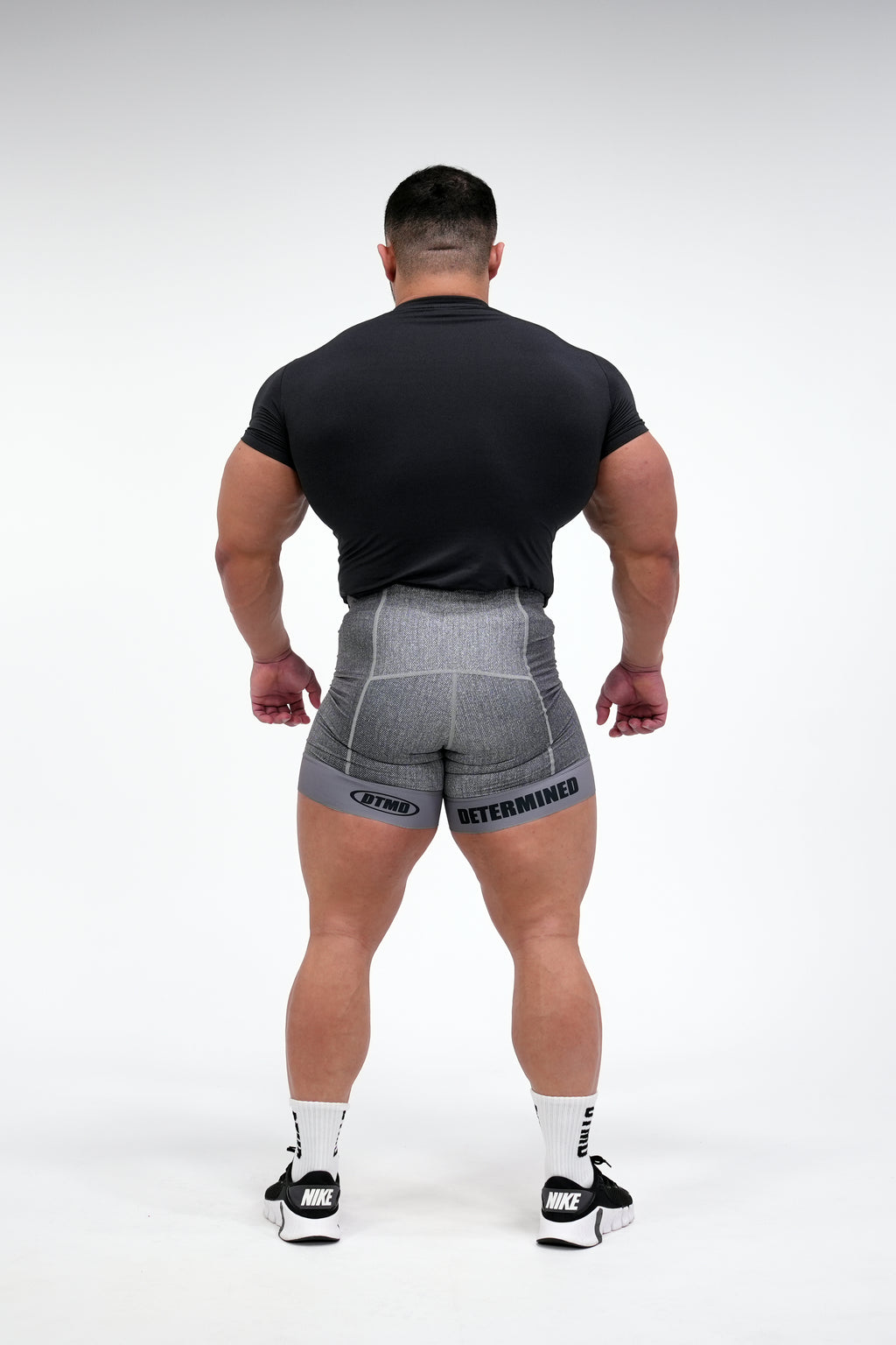 Denim Short Tights (Gray)