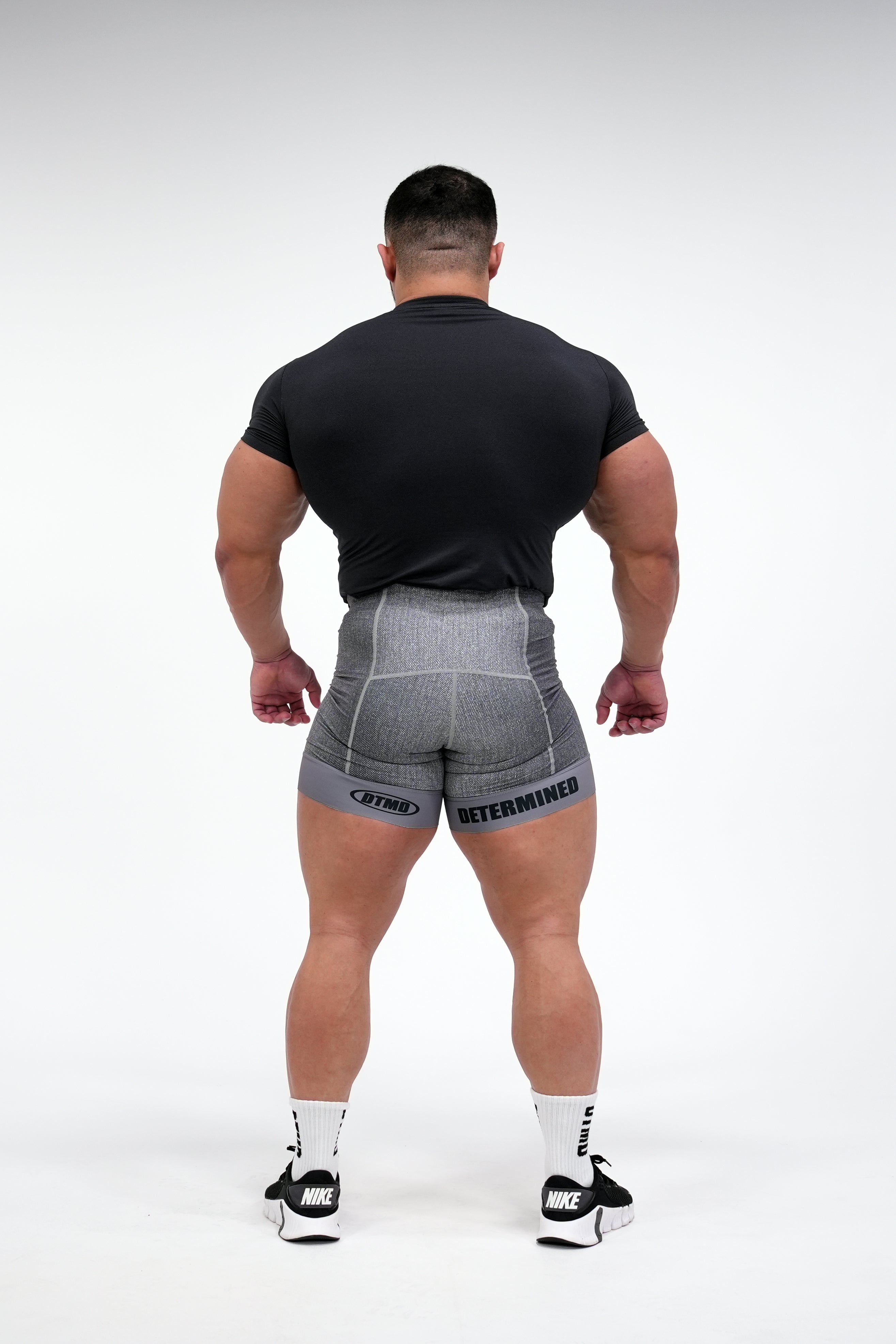 Denim Short Tights (Gray)